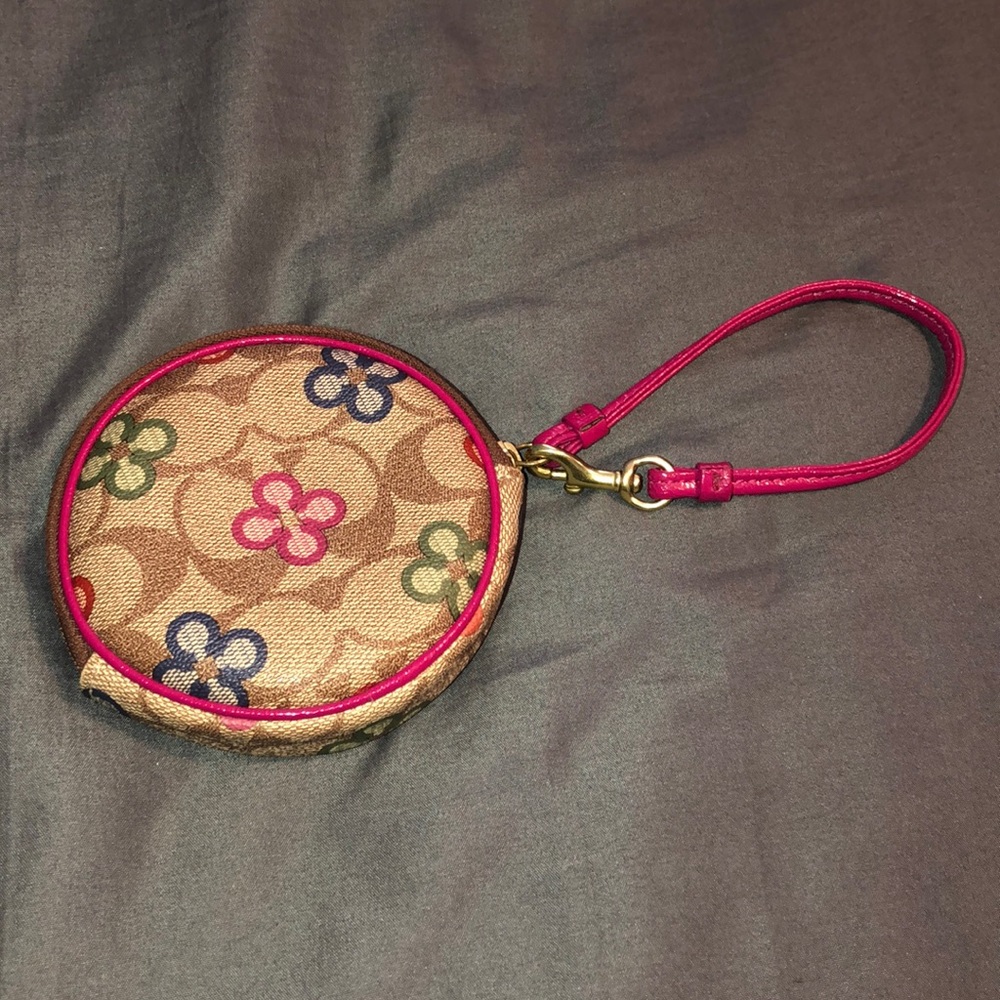 A Coach wristlet